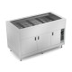 Meuble chaud bain-marie à sec avec étuve - Acier inoxydable - 3 Bacs GN 1/1 - ROCAM - OMNIA3DRYSCSST