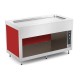 Plateau chauffant en INOX - Tôle peinte (poudre époxydique) - 4 Bacs GN 1/1 - ROCAM - OMNIA4PCINCST