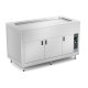 Plateau chauffant en INOX avec étuve - Acier inoxydable - 3 Bacs GN 1/1 - ROCAM - OMNIA3PCINSCSST