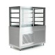 Vitrine réfrigérée multi-niveaux sans réserve - Froid ventilé - Acier inoxydable - 4 Bacs GN 1/1 - ROCAM - OMNIA4DSPSST