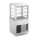 Vitrine réfrigérée multi-niveaux sans réserve - Froid ventilé - Acier inoxydable - 2 Bacs GN 1/1 - ROCAM - OMNIA2DSPFXSST