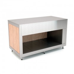 Meuble neutre - Bois stratifié - 3 Bacs GN 1/1 - ROCAM - OMNIA3N