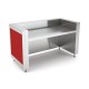 Meuble neutre pour show-cooking - Tôle peinte (poudre époxydique) - 4 Bacs GN 1/1 - ROCAM - OMNIA4COOKCST