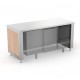 Meuble neutre ouvert - Bois stratifié - 3 Bacs GN 1/1 - ROCAM - OMNIA3CNT