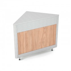 Meuble d'angle 90° étroit - Bois stratifié - ROCAM - OMNIAA90S