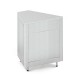 Meuble d'angle 45° - Acier inoxydable - ROCAM - OMNIAA45SST