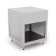 Meuble d'angle carré interne - Acier inoxydable - ROCAM - OMNIAAQISST