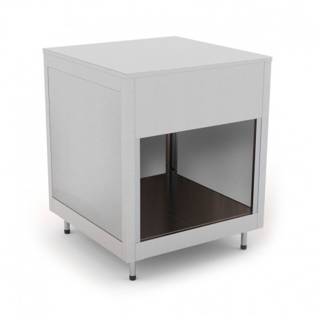 Meuble d'angle carré interne - Acier inoxydable - ROCAM - OMNIAAQISST