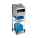 Chariot de distribution pour couverts/plateaux/verres et séparateur à pain - ROCAM - OMNIAPP-TRP