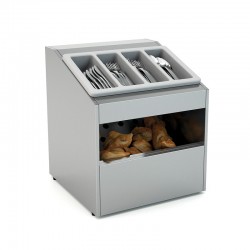 Distributeur à poser pour pain et couverts - ROCAM - OMNIATRP