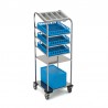 Chariot de distribution pour plateaux, verres et couverts - ROCAM - OMNIAPP