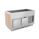 Cuve réfrigérée ventilée avec réserve froide - Bois stratifié - 3 Bacs GN 1/1 - ROCAM - OMNIA3RVSF