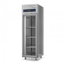 Armoire réfrigérée négative emboutie avec groupe logé - 700 L - 1 Porte vitrée - DALMEC - DAE700NV-4