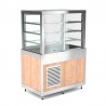Vitrine réfrigérée à clapets basculants côté client - 3 X GN 1/1 - ROCAM - OMNIA3DSP