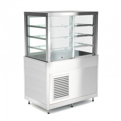 Vitrine réfrigérée à clapets basculants côté client - 3 X GN 1/1 - ROCAM - OMNIA3DSPSST