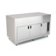 Meuble neutre avec étuve - INOX - 2 Bacs GN 1/1 - ROCAM - OMNIA2NSCSST