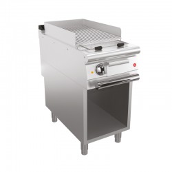 Grillade électrique avec placard ouvert en soubassement - 18 dm² - Largeur 400 mm - Gamme QUEEN 700 - 70QSGVE400P - Baron