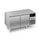 Soubassement réfrigéré positif GN 1/1 avec dessus - Avec groupe - 2 portes - 140 L - BR12CP01P - Baron