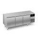Soubassement réfrigéré positif GN 1/1 avec dessus - Avec groupe - 3 portes - 220 L - BR16CP01P - Baron