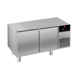Soubassement réfrigéré positif GN 1/1 sans dessus - Avec groupe - 2 portes - 140 L - BR12SP01P - Baron