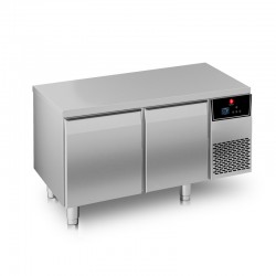 Soubassement réfrigéré négatif GN 1/1 avec dessus - Avec groupe - 2 portes - 140 L - BR12CP01N - Baron
