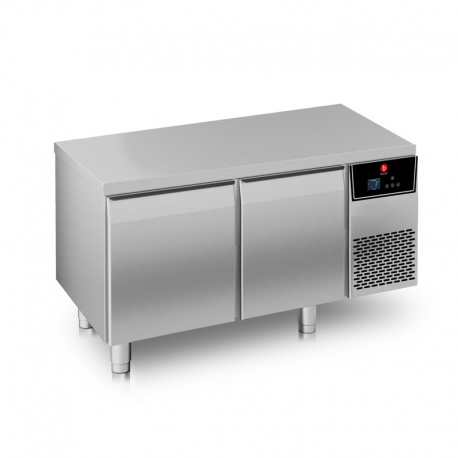 Soubassement réfrigéré négatif GN 1/1 avec dessus - Avec groupe - 2 portes - 140 L - BR12CP01N - Baron