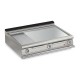 Plancha 1/3 rainurée électrique avec revêtement AISI 430 - Largeur 1200 mm - Gamme QUEEN 700 - 70QFTE1223 - Baron