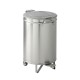 Poubelle mobile INOX pour sacs 50 L - NOSEM - POUBRL50
