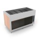 Meuble chaud bain-marie à sec - Bois stratifié - 3 Bacs GN 1/1 - ROCAM - OMNIA3DRY