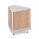 Meuble d'angle 45° - Revêtement en bois stratifié - ROCAM - OMNIAA45SPP