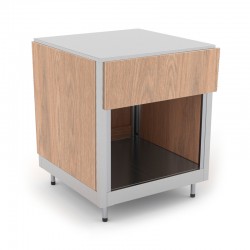 Meuble d'angle carré interne - Revêtement en bois stratifié - ROCAM - OMNIAAQISPP