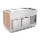 Plateau réfrigéré avec réserve froide - Décor stratifié - 5 Bacs GN 1/1 - ROCAM - OMNIA5PRSFSPP