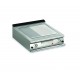 Plancha 1/3 rainurée gaz avec revêtement chrome brossé - 705 x 490 mm - Gamme QUEEN 700 - 70QSFTTG827 - Baron