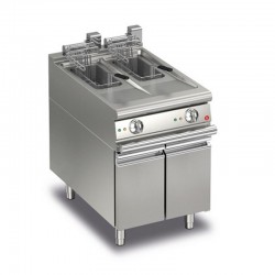 Friteuse électrique monobloc - 10 + 10 litres - Gamme Queen 700 - 70QFRIE610-2 - Baron