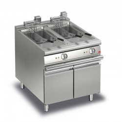 Friteuse électrique monobloc - 15 + 15 litres - Gamme Queen 700 - 70QFRIE815-2 - Baron