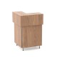 Caisson ré-hausse pour meuble d'angle neutre hauteur 360 mm - OMAL2CQ