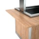 Rampe latéral amovible pour plateaux - Finition bois stratifié - OMPPLUC