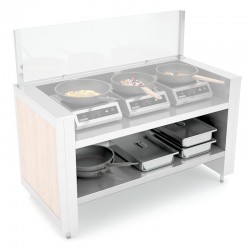 Étagère intermédiaire pour meuble de show-cooking - PCN3
