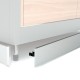Plinthe en PVC revêtu d'aluminium H. 100 mm - ZOCOMNC90S