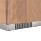 Plinthe en PVC revêtu d'aluminium H. 100 mm - ZOCC5R