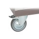 Roulettes en acier diam. 125 mm renforcées, dont 2 avec frein - RL5OMR12545