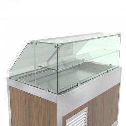 Structure vitrée frontale avec étagère intermédiaire - OMNV4V