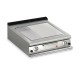 Plancha 1/3 rainurée gaz avec revêtement chrome brossé - 705 x 660 mm - Gamme QUEEN 900 - 90QSFTTG827 - Baron
