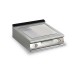 Plancha 1/3 rainurée électrique avec revêtement chrome brossé - 705 x 660 mm - Gamme QUEEN 900 - 90QSFTE827 - Baron