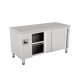 Meuble chaud central - PROF. 700 MM - LONG. 1600 MM - Simple face - NOSEM - TCH16I