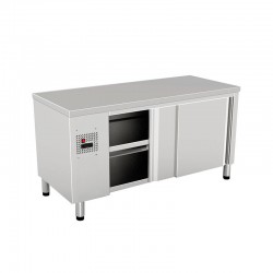 Meuble chaud central - PROF. 700 MM - LONG. 1200 MM - Double face - NOSEM - TCH12DFI