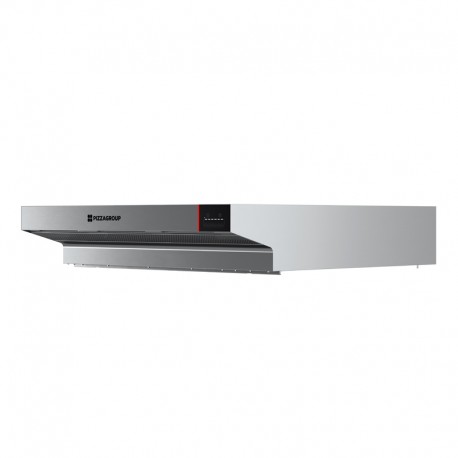 Hottes en acier inoxydable - Éclairage LED - Sortie ø 125-200 mm - KF612L-2