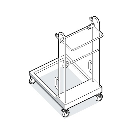 Chariot porte sturcture à plateau - ACS142