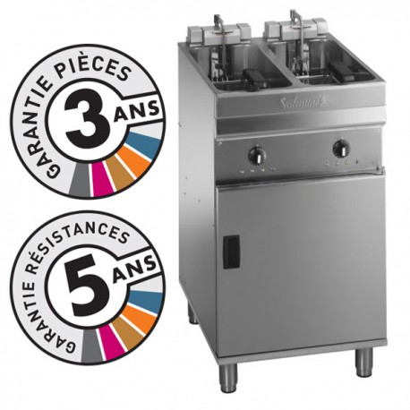 Friteuse électrique sur coffre - 2x 9-10 litres - Valentine - EVO2525