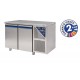 Table réfrigérée positive 0/+10°C - 300 L - 2 portes - Sans dosseret - Avec groupe logé - TG702C-2 - Dalmec